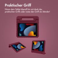 imoshion Schutzhülle mit Handgriff kindersicher Apple iPad 9 (2021) 10.2 Zoll / iPad 8 (2020) 10.2 Zoll / iPad 7 (2019) 10.2 Zoll - Velvet Plum