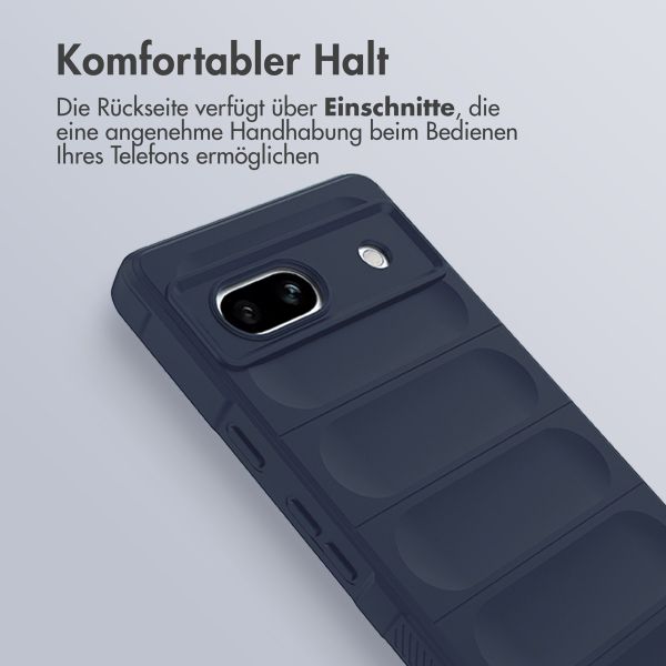 imoshion EasyGrip Back Cover für das Google Pixel 7a - Dunkelblau