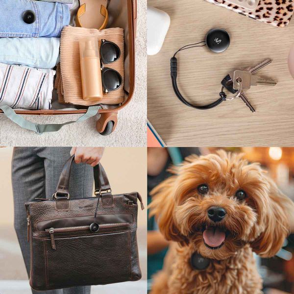 imoshion Wireless Tag - Bluetooth-Tracker für Android - 2 pack - Schwarz