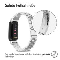 imoshion Edelstahlarmband für das Fitbit Luxe - Silber