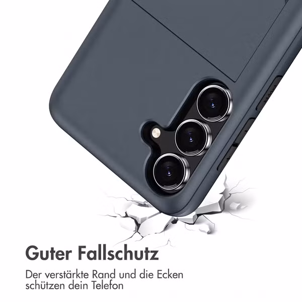 imoshion Backcover mit Kartenfach Samsung Galaxy S26 FE - Dunkelblau