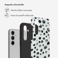 Selencia Vivid Tough Back Cover für das Samsung Galaxy A55  - Trendy Leopard