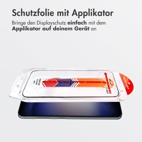 Accezz Gehärteter Glas-Schutz + Applikator Samsung Galaxy S23