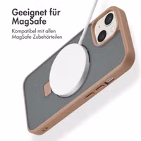 Accezz Ring Stand Backcover mit MagSafe Apple iPhone 13 - Braun