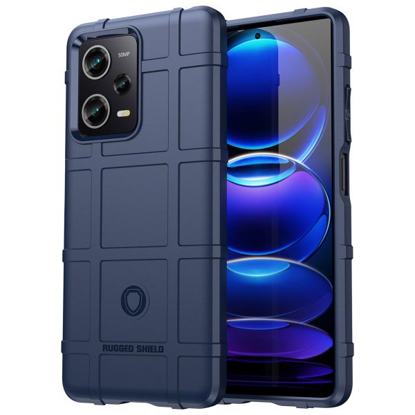 imoshion Rugged Shield Backcover für das Xiaomi Poco X5 Pro 5G - Dunkelblau