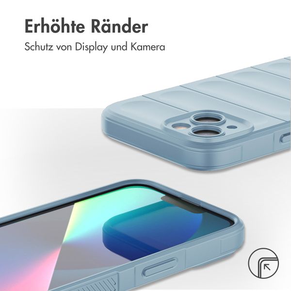 imoshion EasyGrip Back Cover für das iPhone 13 - Hellblau