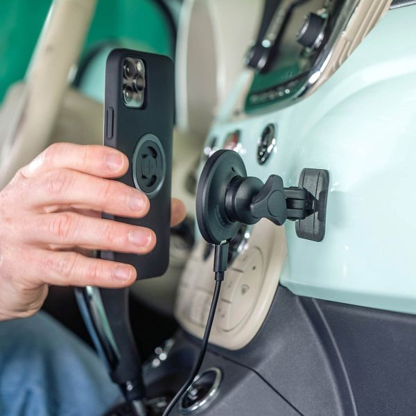 SP Connect SP Charging Adhesive Mount Pro SPC+ – Selbstklebender Handyhalter mit Ladefunktion – Geeignet für SPC+ Hüllen – Schwarz