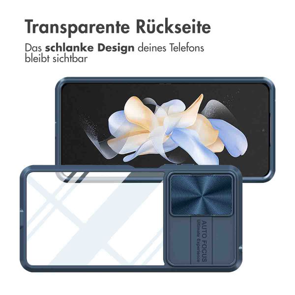 imoshion Back Cover mit Kameraschieber Samsung Galaxy Z Flip 4 - Dunkelblau