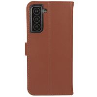 Valenta Klapphülle Leather für das Samsung Galaxy S21 - Braun