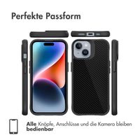 imoshion Rugged Hybrid Carbon Case Apple iPhone 15 Plus - Schwarz