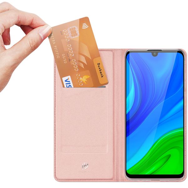 Dux Ducis Slim TPU Klapphülle Roségold für das Huawei P Smart (2020)