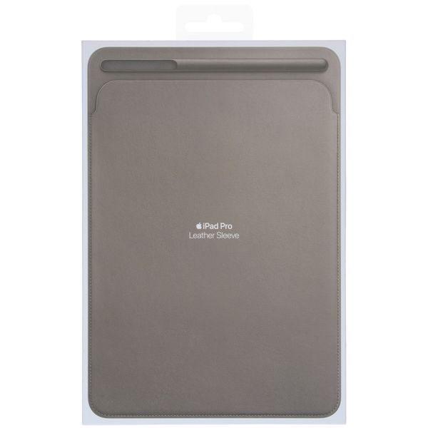 Apple Leather Sleeve für iPad 9 (2021) 10.2 Zoll / 8 (2020) 10.2 Zoll / 7 (2019) 10.2 Zoll / Pro 10.5 (2017) / Air 3 (2019) - Taupe