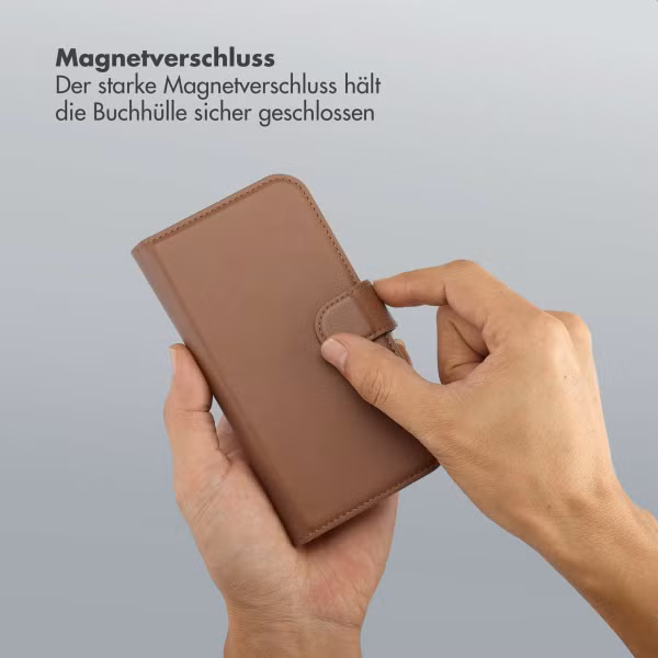 Selencia Olyn Abnehmbare Bookcase mit MagSafe Samsung Galaxy S23 - Braun