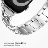Selencia Chain Armband für Apple Watch Series 1 - 9 / SE (38/40/41 mm) | Series 10 / 11 (42 mm) - Silber