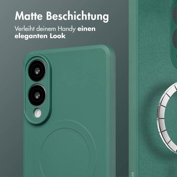 imoshion Color Back Cover mit MagSafe Samsung Galaxy S25 Edge - Dunkelgrün