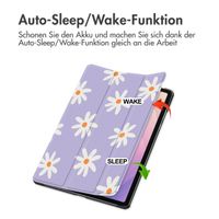 imoshion Design Trifold Klaphülle Samsung Galaxy Tab S11 - Flowers Distance