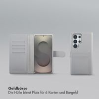 Selencia Olyn Abnehmbare Bookcase mit MagSafe Samsung Galaxy S25 Ultra - Grau