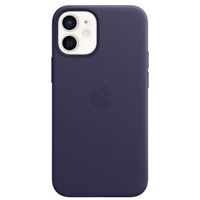 Apple Leder-Case MagSafe für das Apple iPhone 12 Mini - Deep Violet