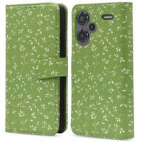imoshion Design Klapphülle Xiaomi Redmi Note 13 Pro Plus (5G) - Green Flowers