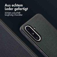 Accezz MagSafe Leather Backcover Samsung Galaxy A36 / A56 - Onyx Black