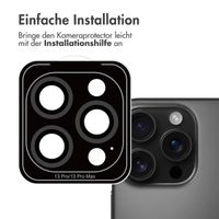 imoshion 2er-Pack Objektivschutz für Kamera für das iPhone 16 Pro / 16 Pro Max - Schwarz