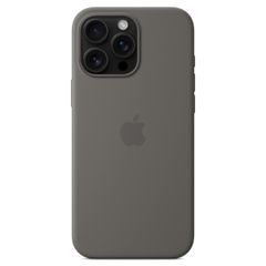 Apple Silikon-Case MagSafe für das Apple iPhone 16 Pro Max - Stone Gray