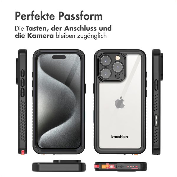 imoshion Wasserdichte 360 Hülle Apple iPhone 16 Pro - Schwarz