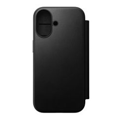 Nomad Modern Leather Folio Klapphülle Apple iPhone 17 - Schwarz