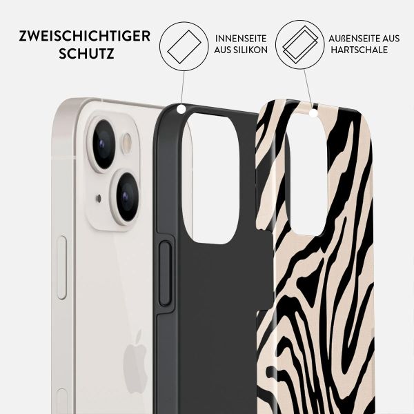 Burga Tough Back Cover für das Apple iPhone 13 - Imperial