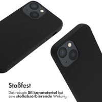 imoshion SilikonHülle mit Band Apple iPhone 13 Mini - Schwarz