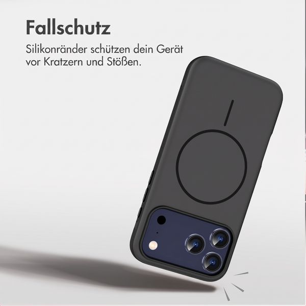 imoshion Color Backcover mit Thin MagSafe Ring Apple iPhone 17 Pro - Schwarz