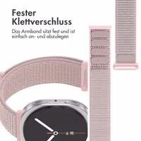 imoshion Nylonarmband für Samsung Galaxy Watch 9 (40/44mm) / Watch 8 (40/44mm) / Classic (46mm) - Light Pink