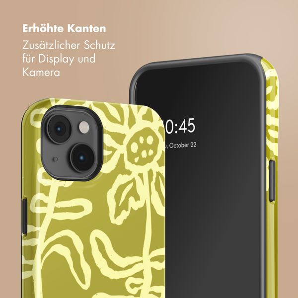 Selencia Vivid Back Cover Apple iPhone 14 - Chalky Bloom