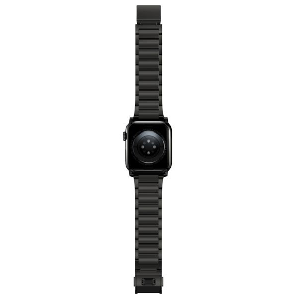 Nomad Magnetisches Stahlgliederarmband für das  Apple Watch Series 1 t/m 11 / SE / Ultra (44/45/46/49 mm) - Graphite