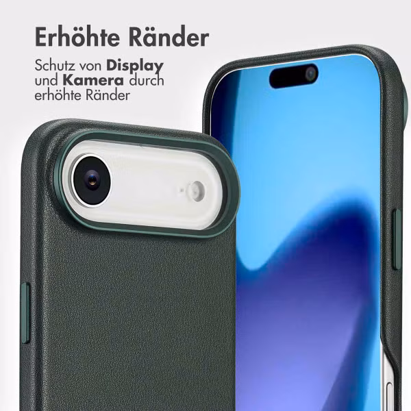 Accezz 2-in-1 Klapphülle aus Leder mit MagSafe Apple iPhone Air - Cedar Green