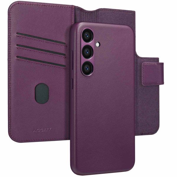 Accezz 2-in-1 Klapphülle aus Leder mit MagSafe für das Samsung Galaxy S23 FE - Heath Purple