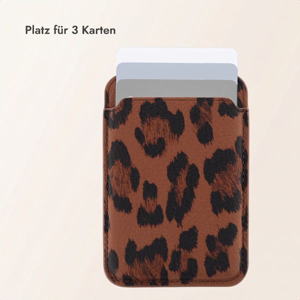 Selencia Sabi Kartenhalter mit MagSafe - Mocha Brown