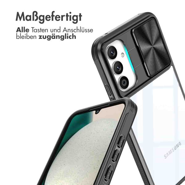 imoshion Back Cover mit Kameraschieber für das Samsung Galaxy A34 (5G) - Schwarz