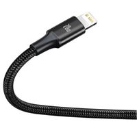 Baseus Rapid Series 3-in-1-Schnellladekabel – USB-C zu USB-C / Lightning / Micro-USB – 20 Watt – 1,5 Meter – Schwarz