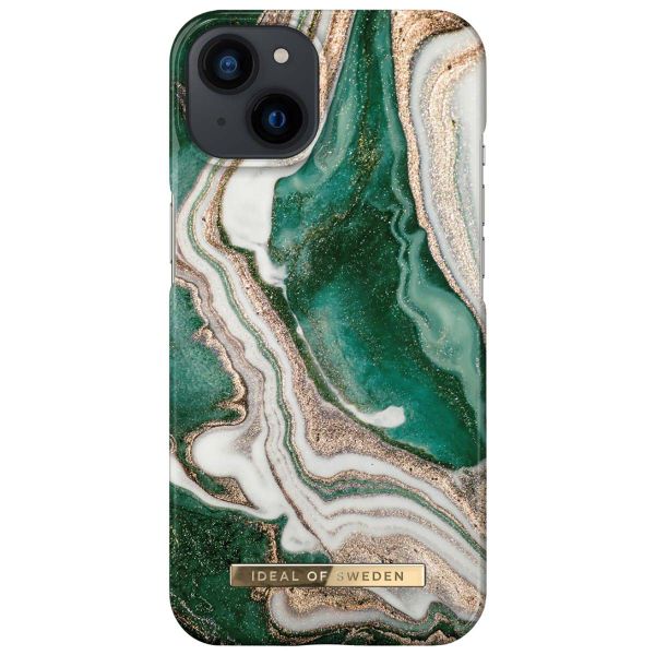 iDeal of Sweden Fashion Back Case für das iPhone 13 - Golden Jade Marble