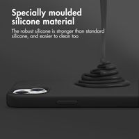 Accezz Liquid Silikoncase Samsung Galaxy A35 - Schwarz