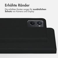 Accezz Wallet TPU Klapphülle Oppo A96 5G - Schwarz