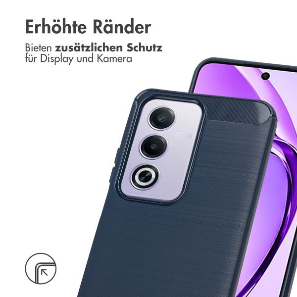 imoshion Brushed Back Cover für das Oppo A80 5G - Dunkelblau