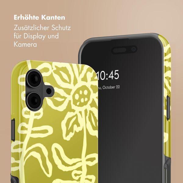 Selencia Vivid Back Cover Apple iPhone 16 - Chalky Bloom