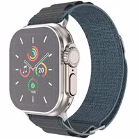 imoshion Nylon Alpine Armband für das  Apple Watch Series 1 t/m 11 / SE / Ultra (44/45/46/49 mm) - Blau