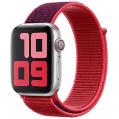 Apple Sport Loop Armband für Apple Watch Series 1 bis 9 / SE (38/40/41 mm) | Series 10 (42 mm) - Red