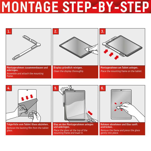 Displex Displayschutz aus Glas Apple iPad Pro 12.9 (2018/2020/2021/2022)