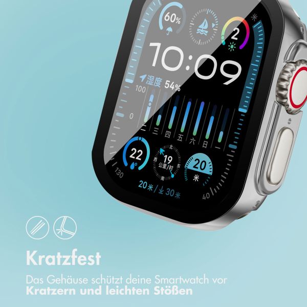 imoshion Full Cover glänzendes Hard Case für das Apple Watch Ultra / Ultra 2 / Ultra 3 - 49 mm - Silber