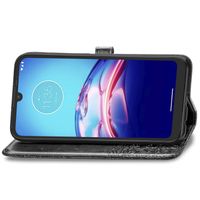 Mandala Klapphülle Motorola Moto E6s - Schwarz