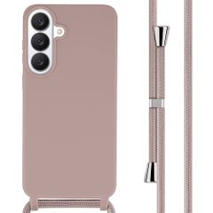 imoshion SilikonHülle mit Band Samsung Galaxy S26 FE - Sand Pink